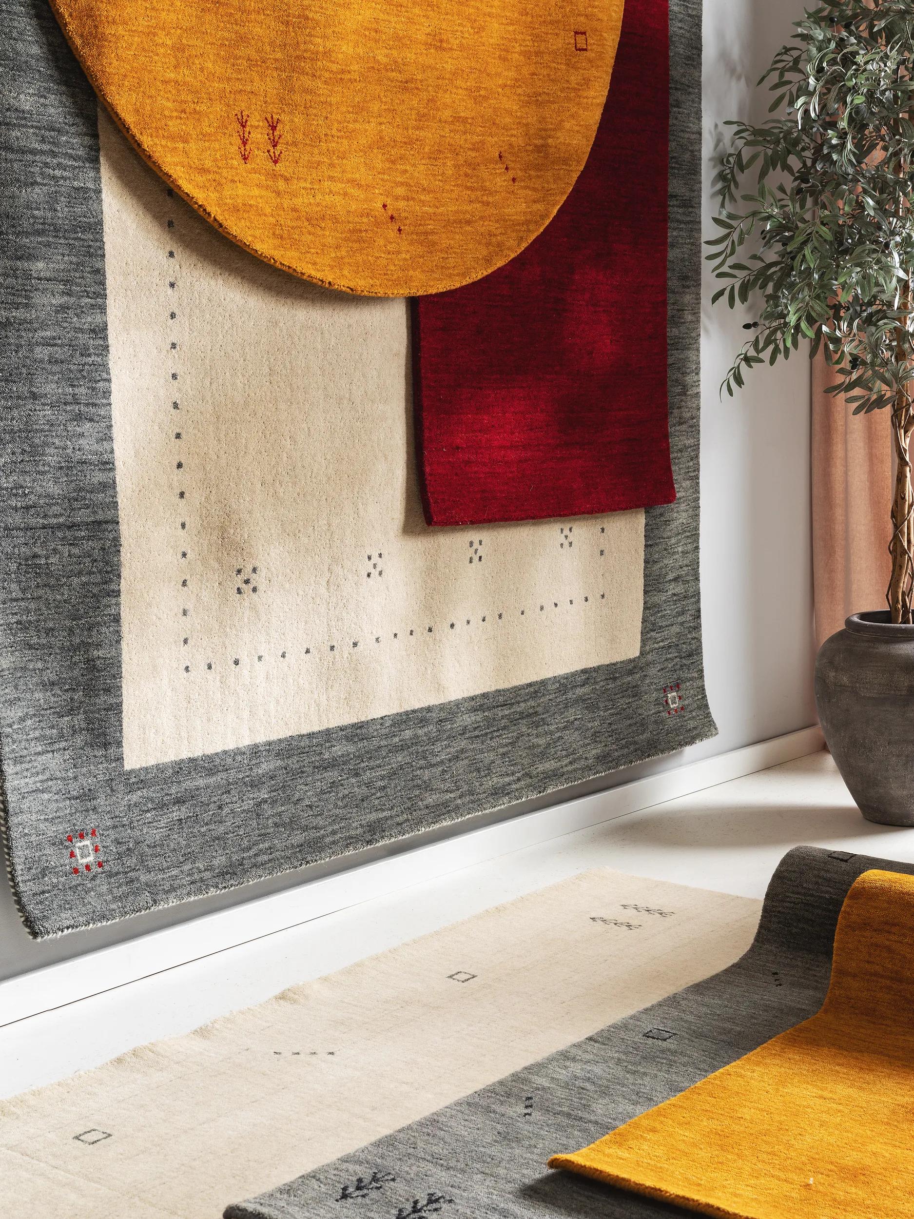 Wool Rug Jamal Beige/Grey