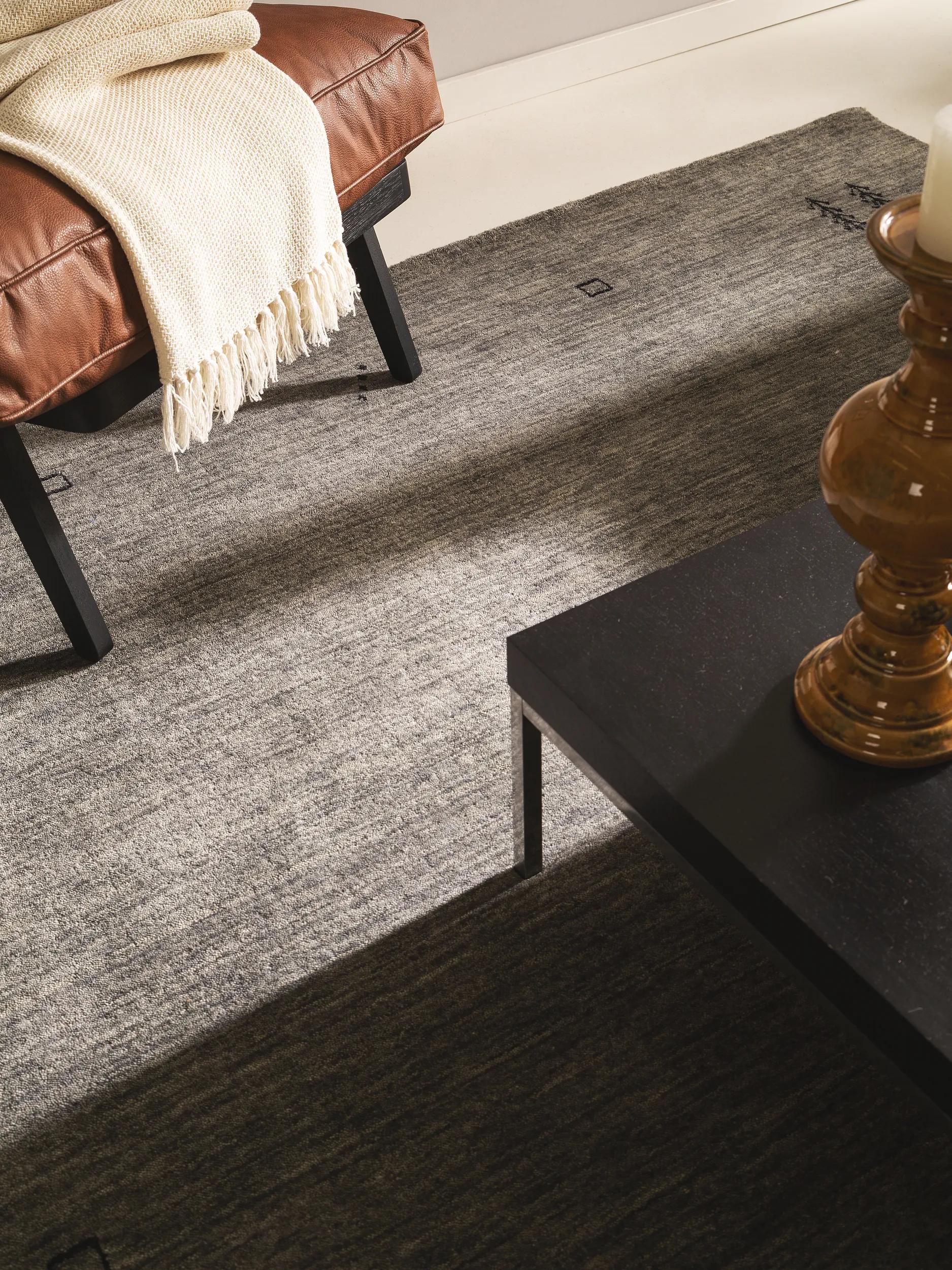 Wool Rug Jamal Grey