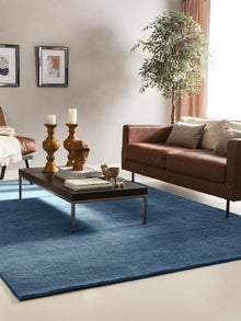 Wool Rug Jamal Blue