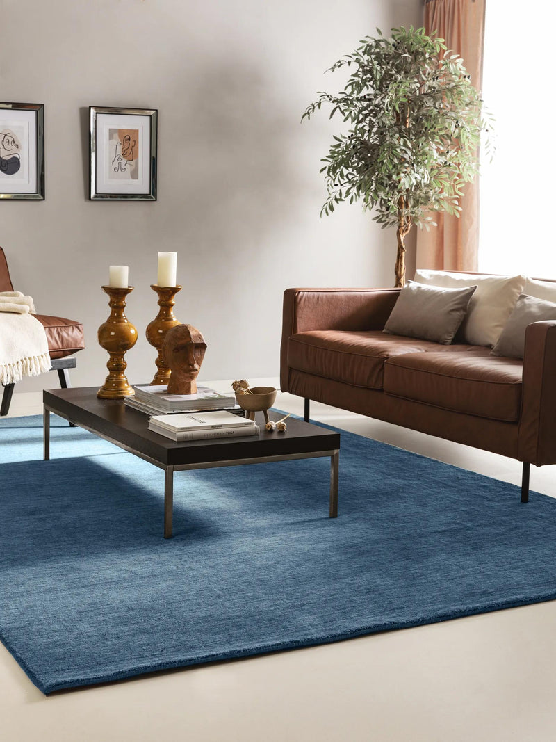 Wool Rug Jamal Blue