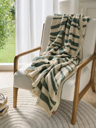 Blanket Jana Cream/Green