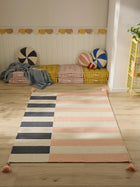 Alfombra para niños Janou Rosa