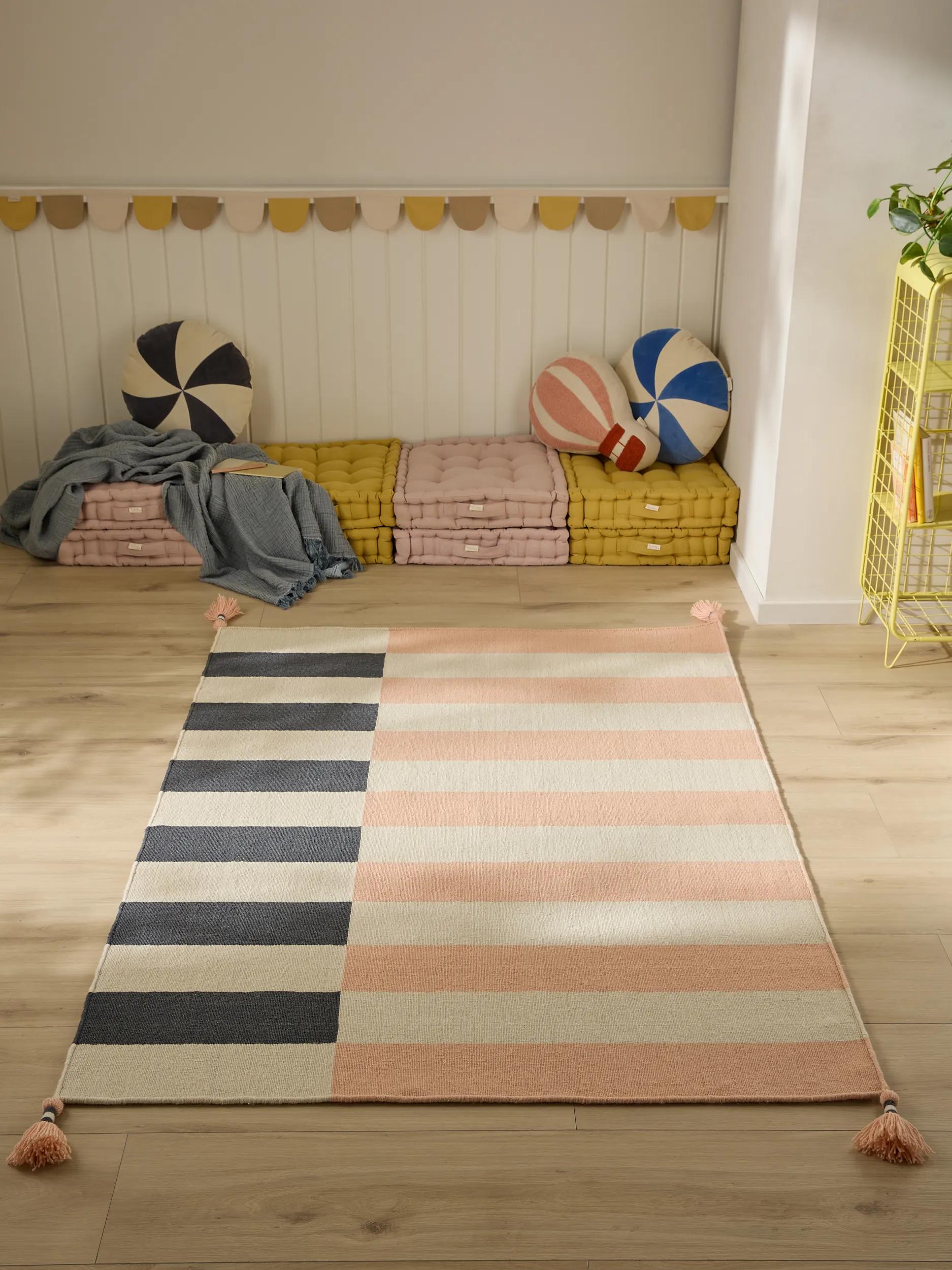 Alfombra para niños Janou Rosa