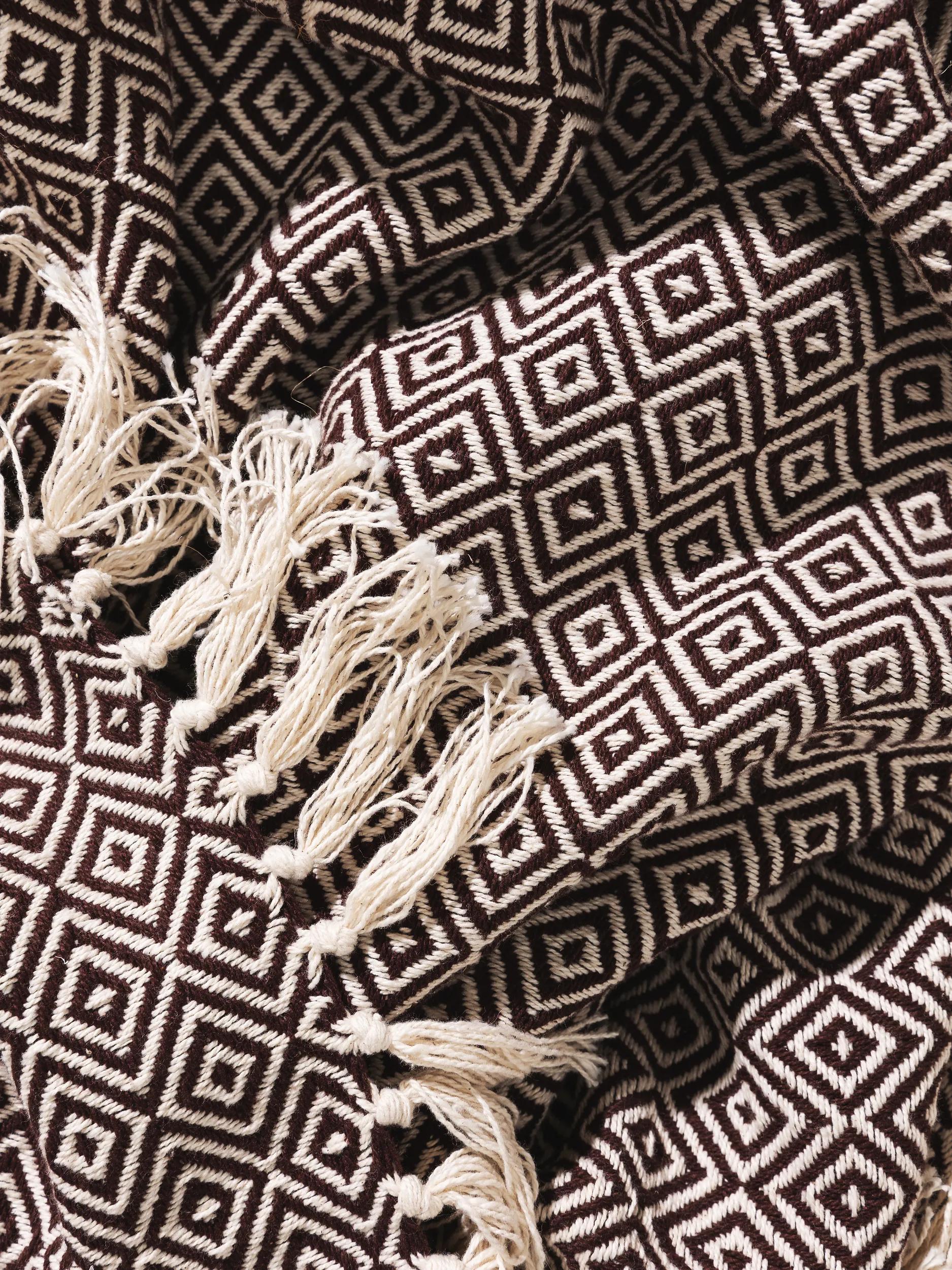 Cotton blanket Jasmin Brown