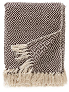 Cotton blanket Jasmin Brown