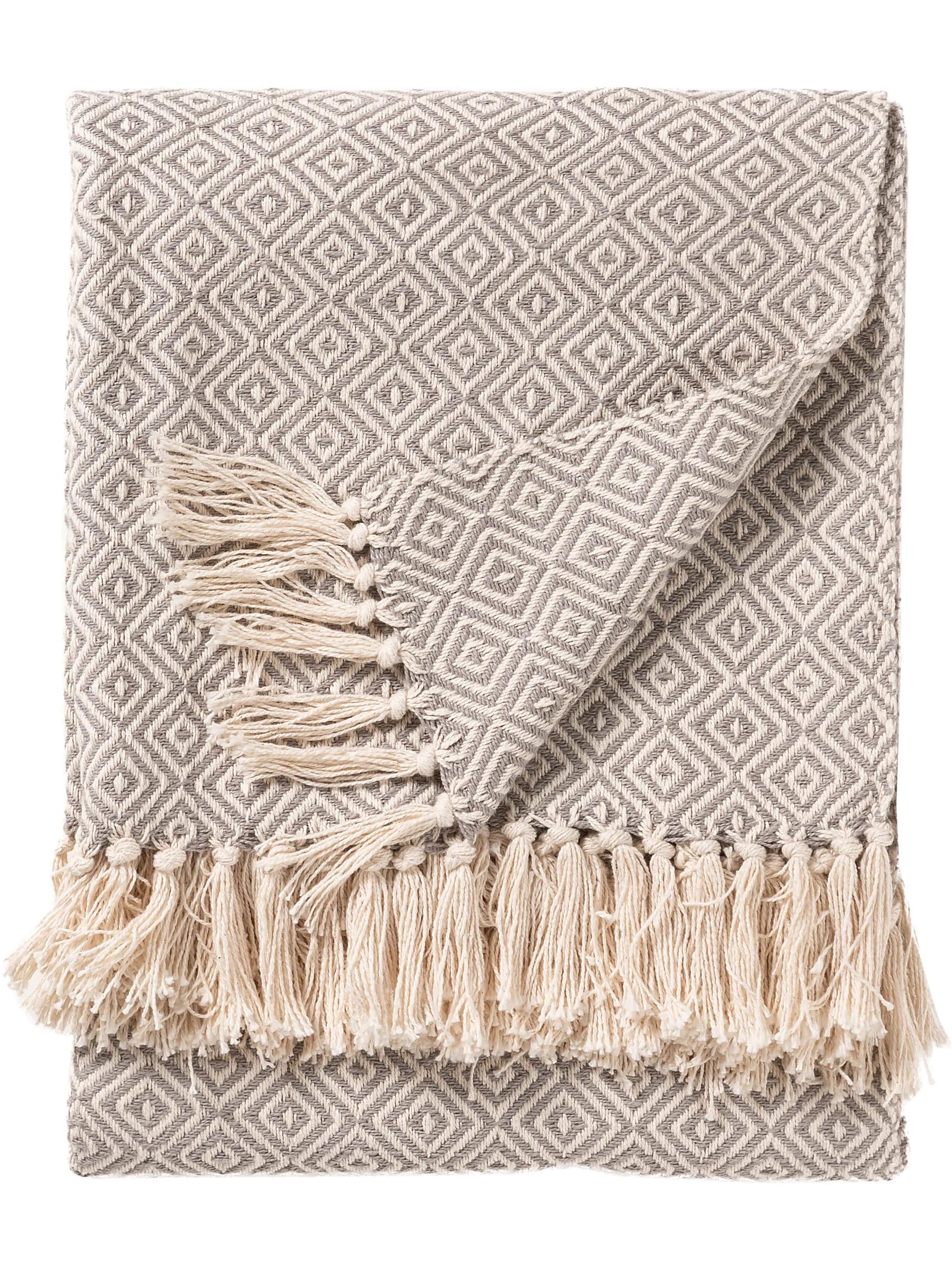 Cotton blanket Jasmin Grey