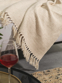 Cotton blanket Jasmin Beige