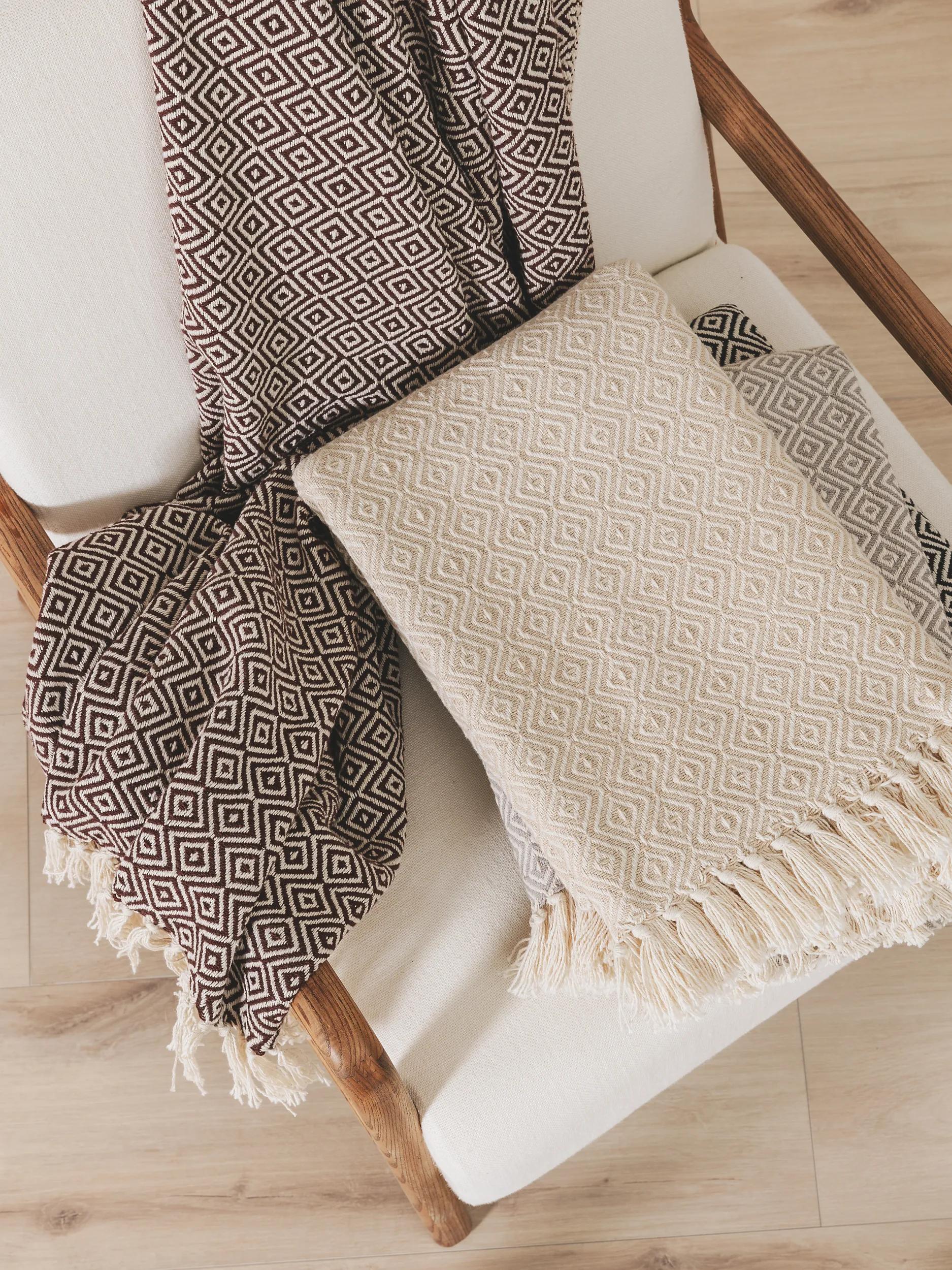 Cotton blanket Jasmin Grey