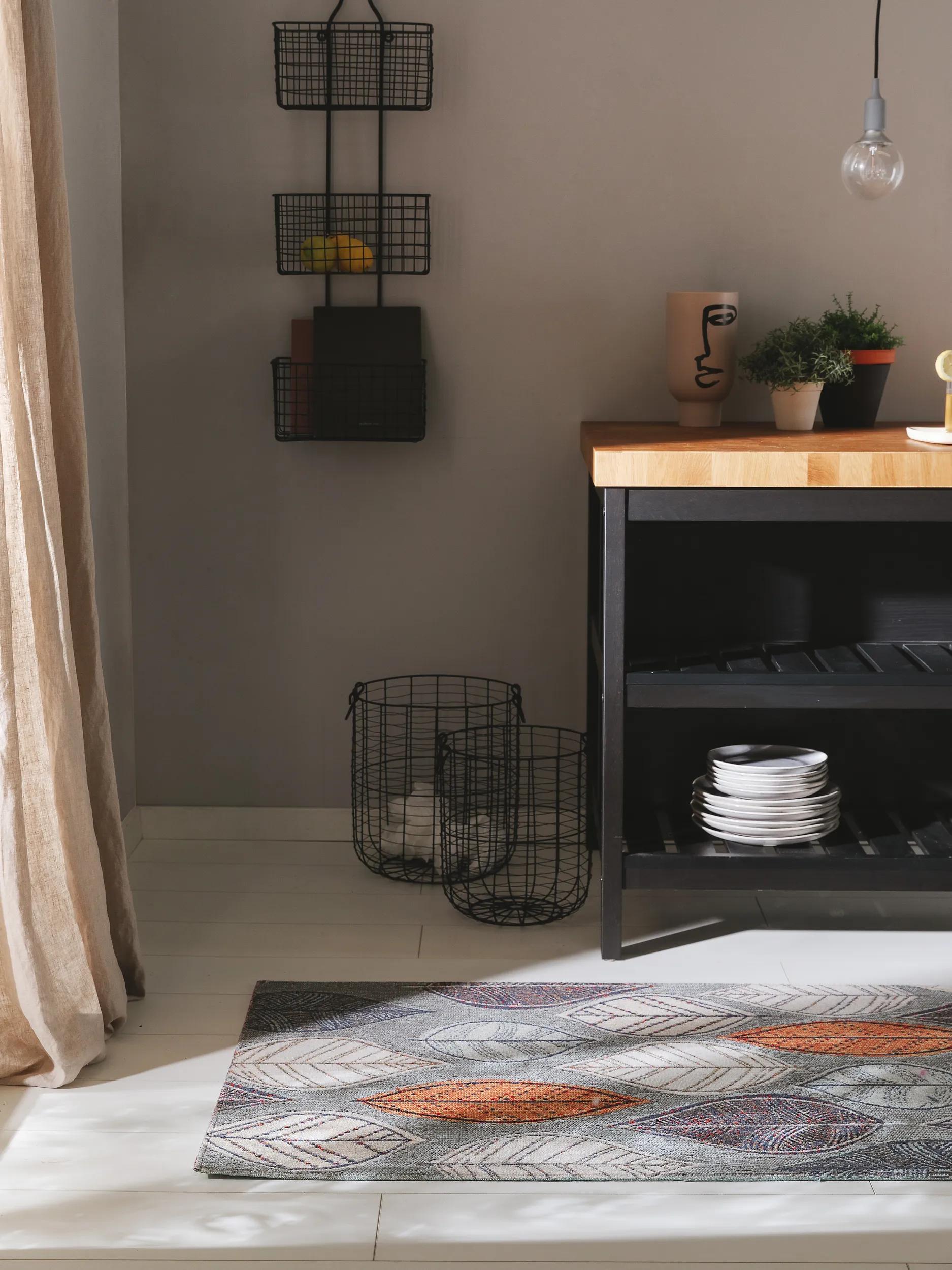 In- & Outdoor Rug Jerry Multicolour/Grey