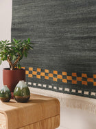 Wool Rug Jivan Dark Green