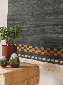 Wool Rug Jivan Dark Green