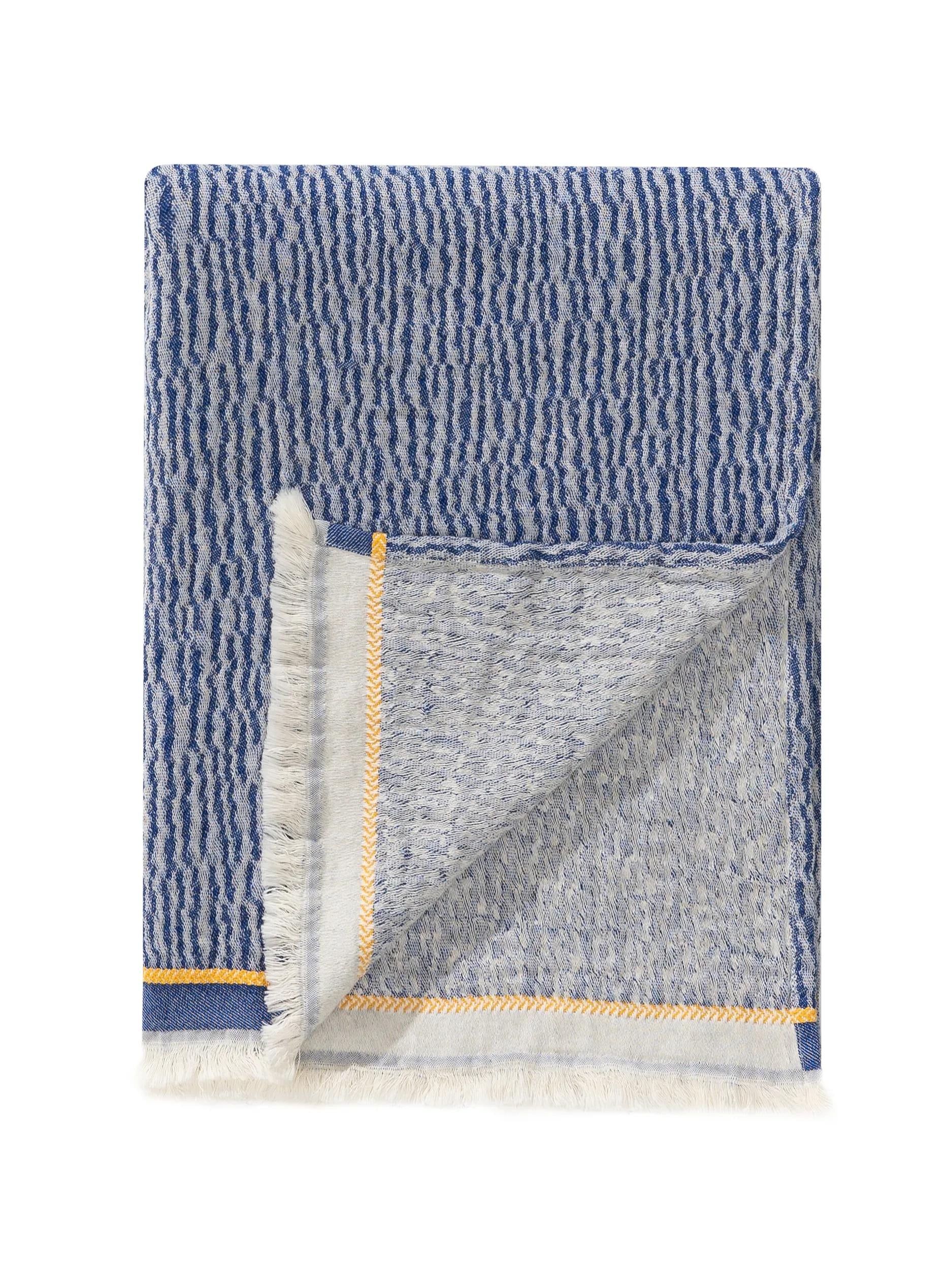 Cotton blanket Joao Blue