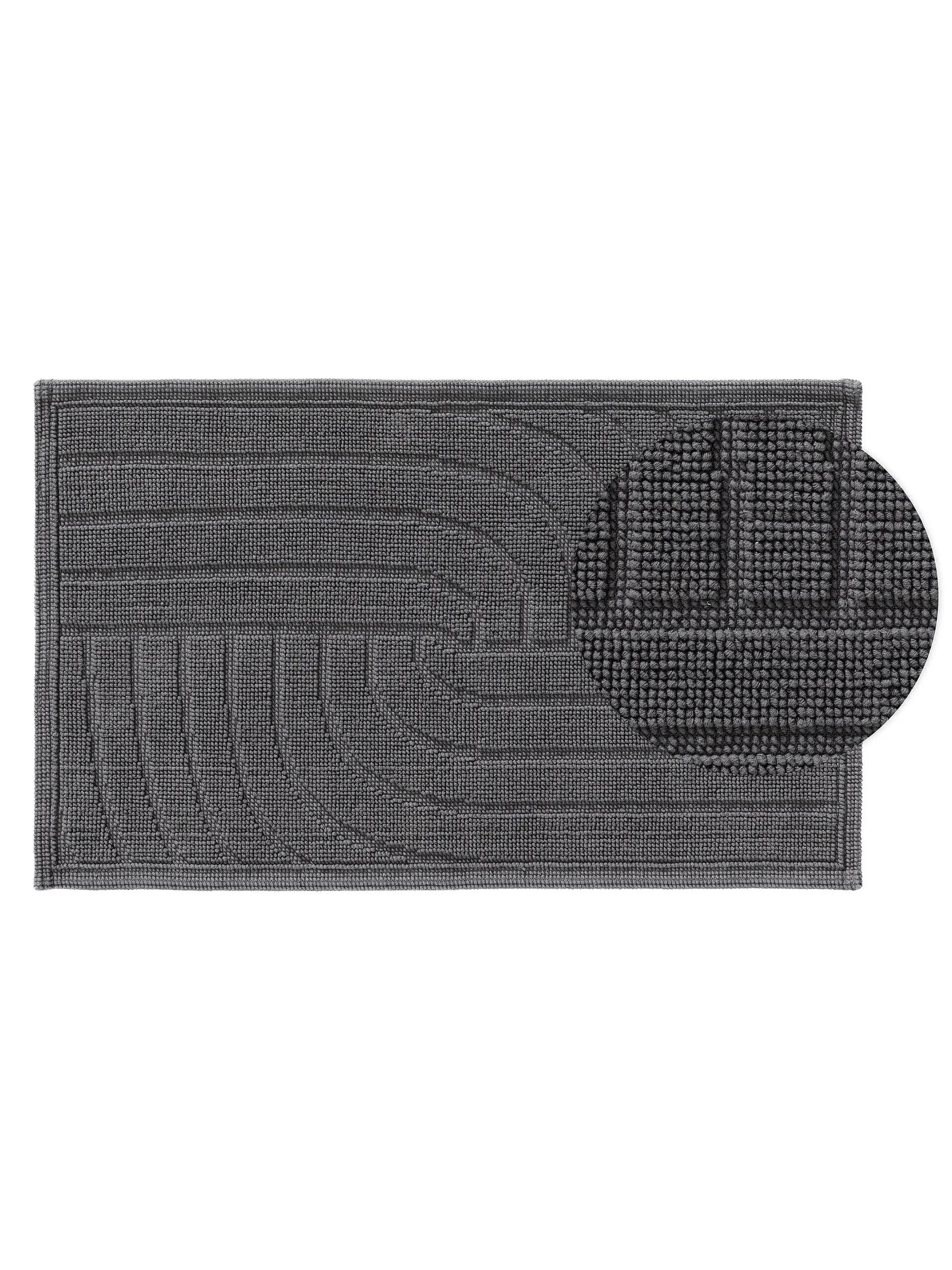 Bath Rug Jojo Charcoal
