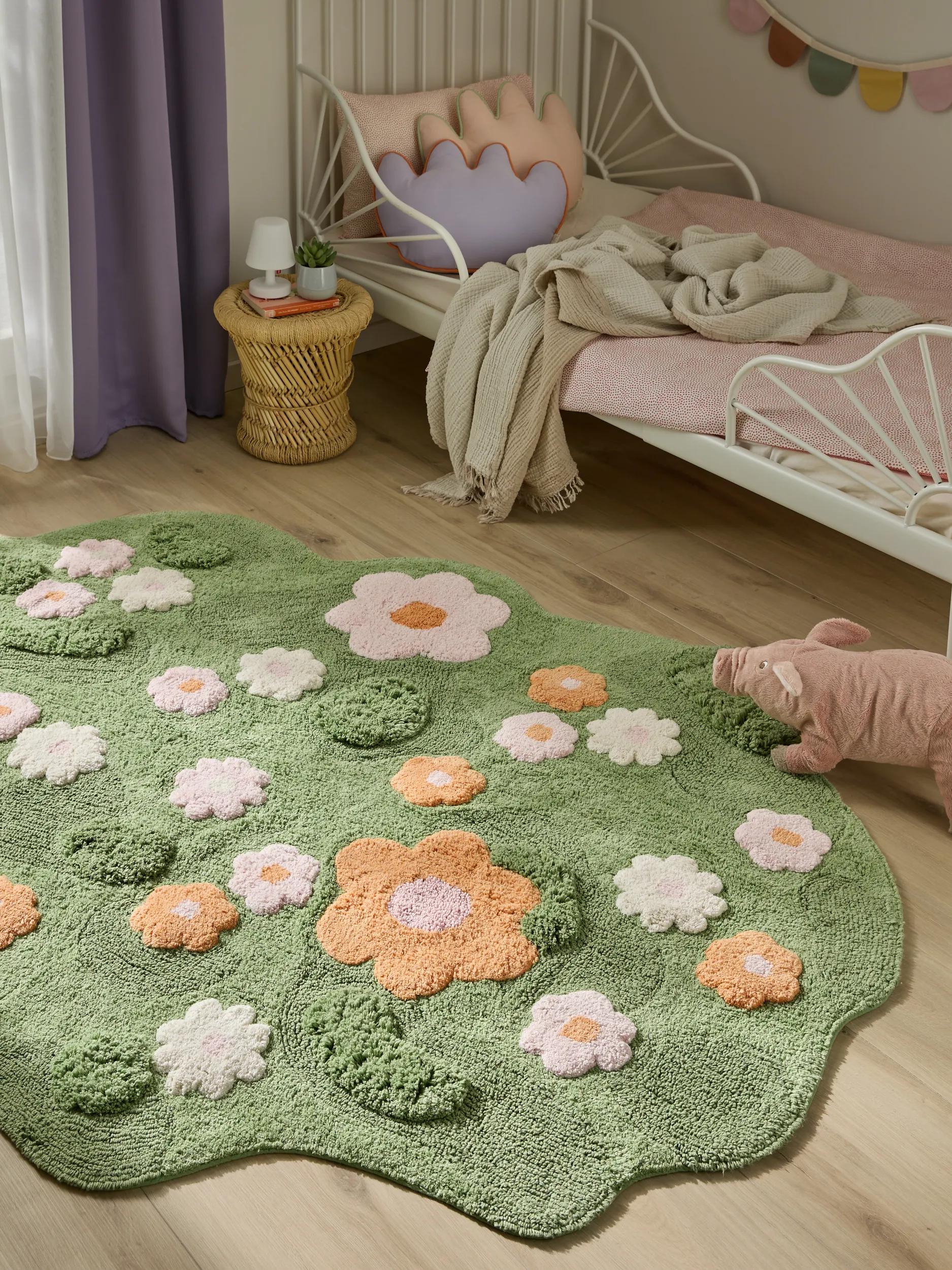 Washable Kids Rug Sebastian Multicolour/Green