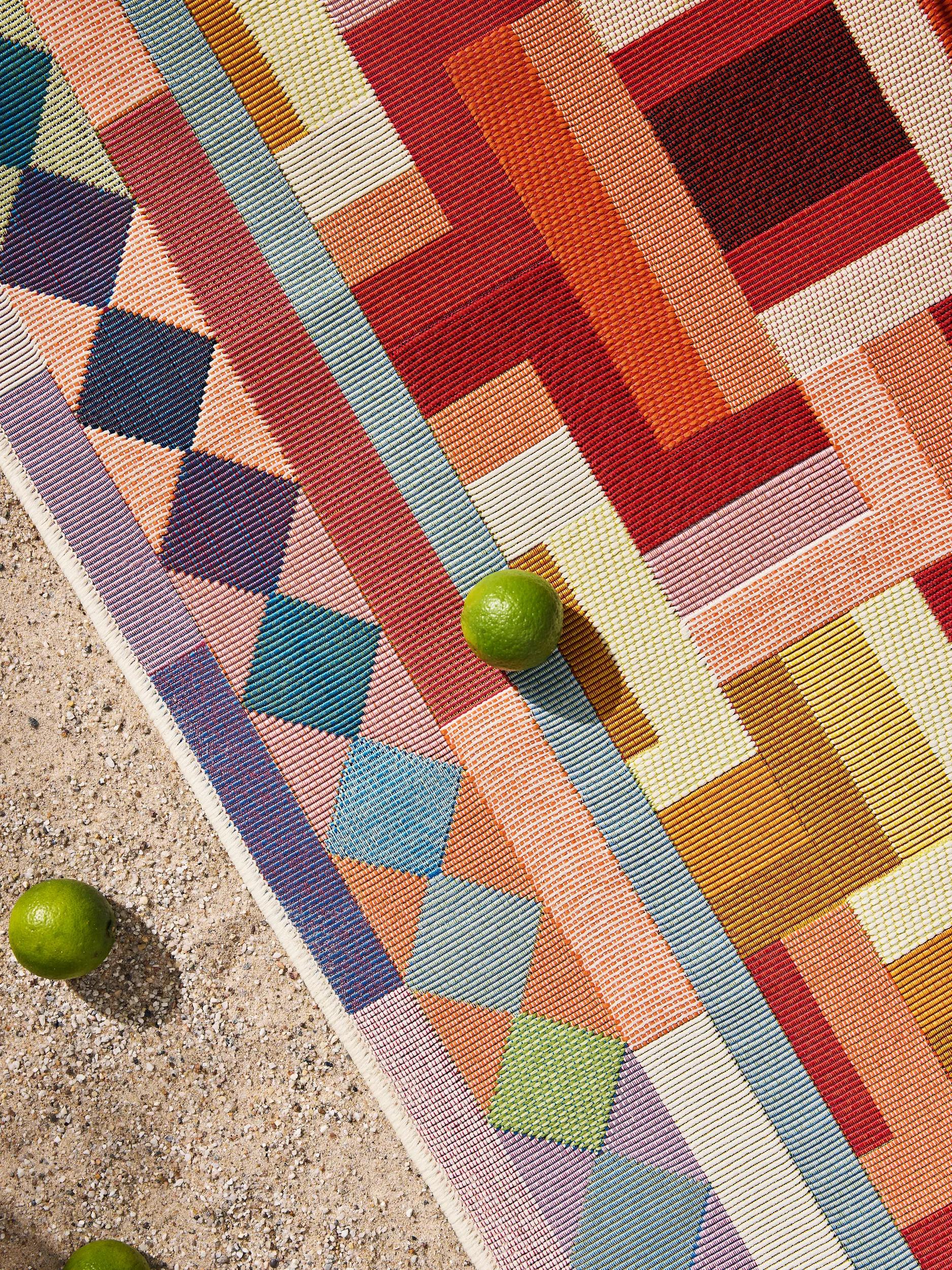 In- & Outdoor Rug Jovis Multicolour/Orange