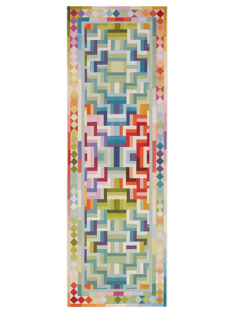 In- & Outdoor Läufer Jovis Mehrfarbig/Orange