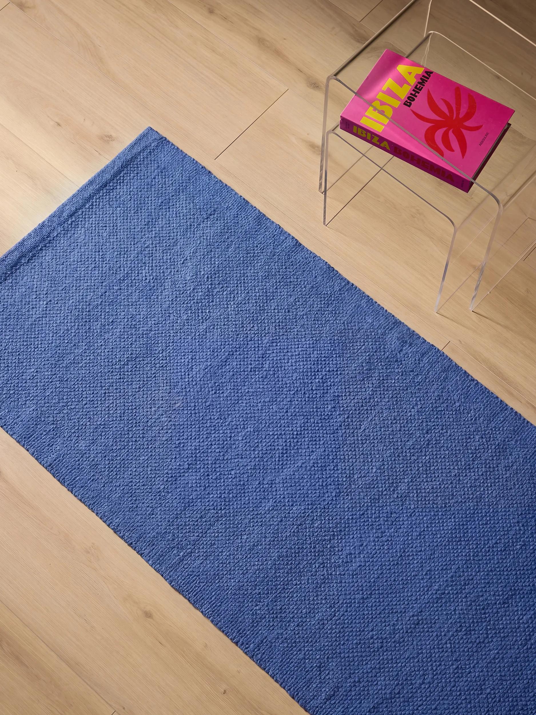 Cotton Rug Joy Dark Blue