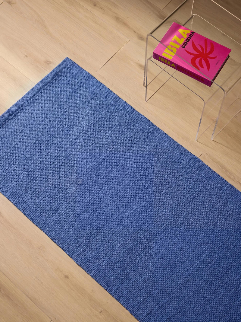 Cotton Rug Joy Dark Blue