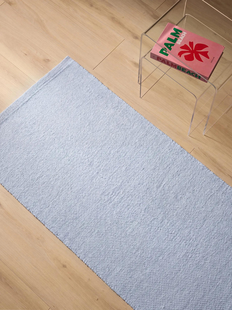 Cotton Rug Joy Light Blue