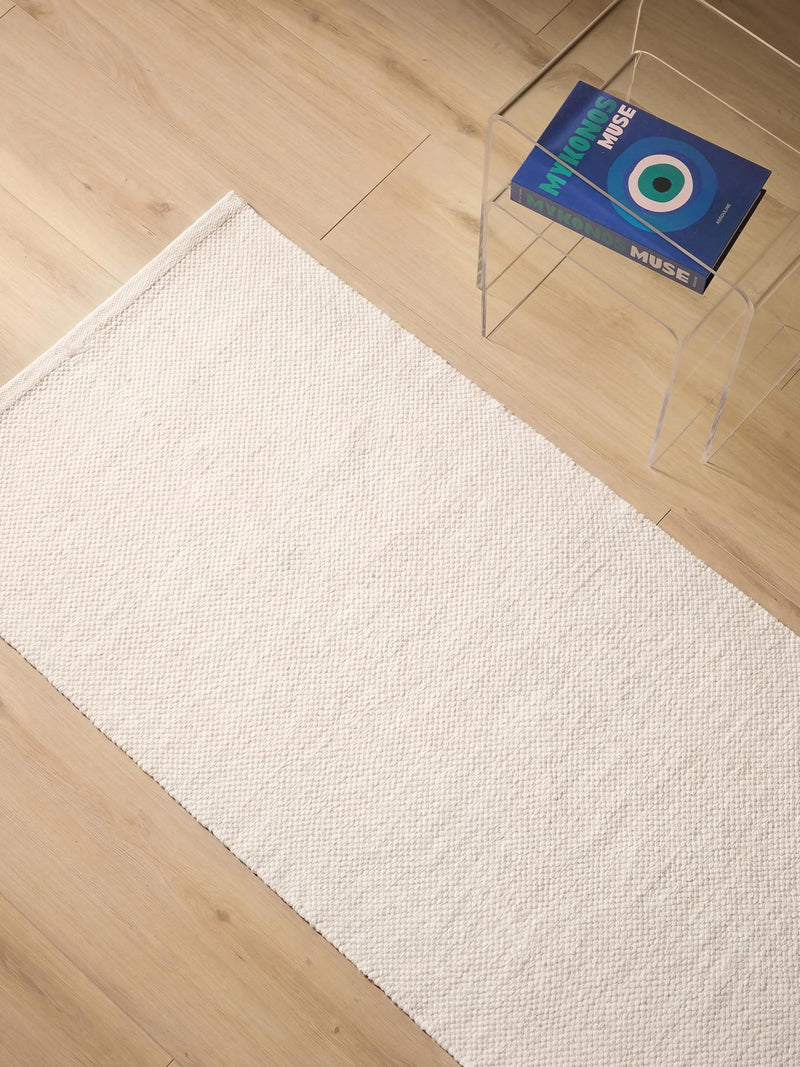 Cotton Rug Joy White
