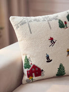 Christmas Cushion Joyful White