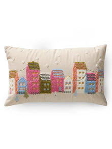 Christmas Cushion Joyful Cream