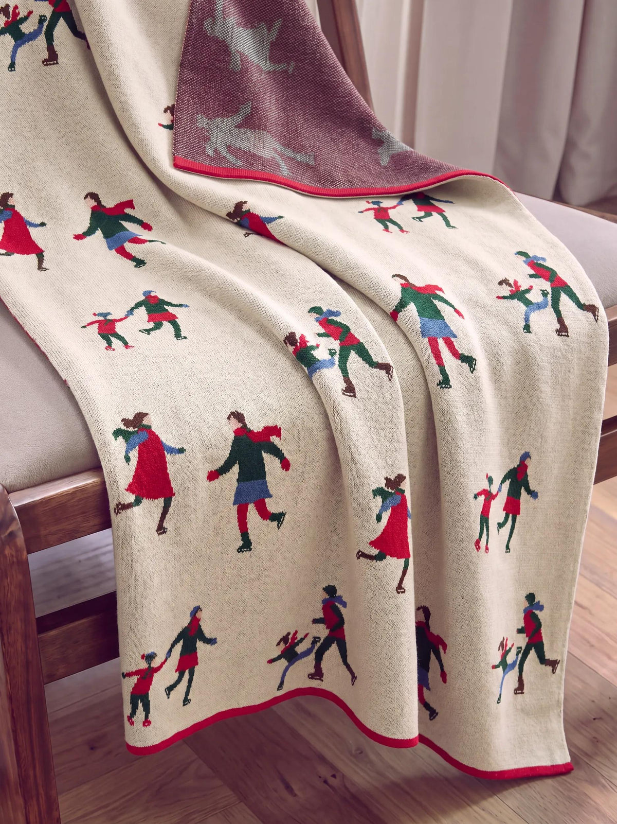 Christmas Blanket Joyful Cream