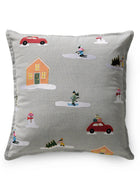 Christmas Cushion Joyful Blue