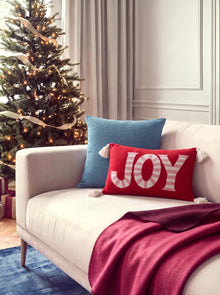 Christmas Cushion Joyful Red