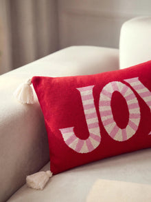 Christmas Cushion Joyful Red