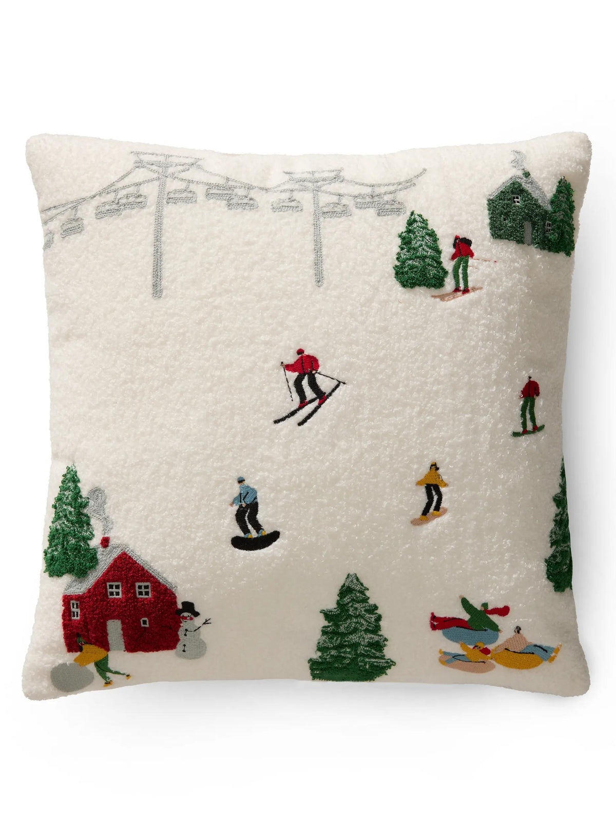 Christmas Cushion Joyful White