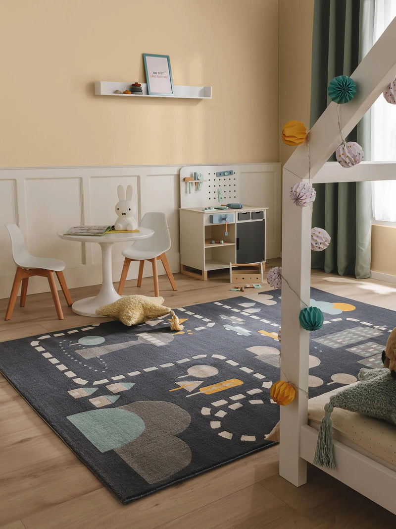 Kids rug Juno Blue