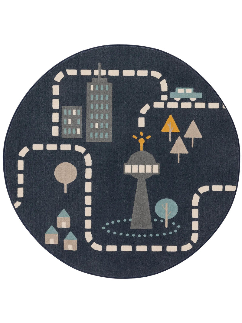 Kids rug Juno Blue