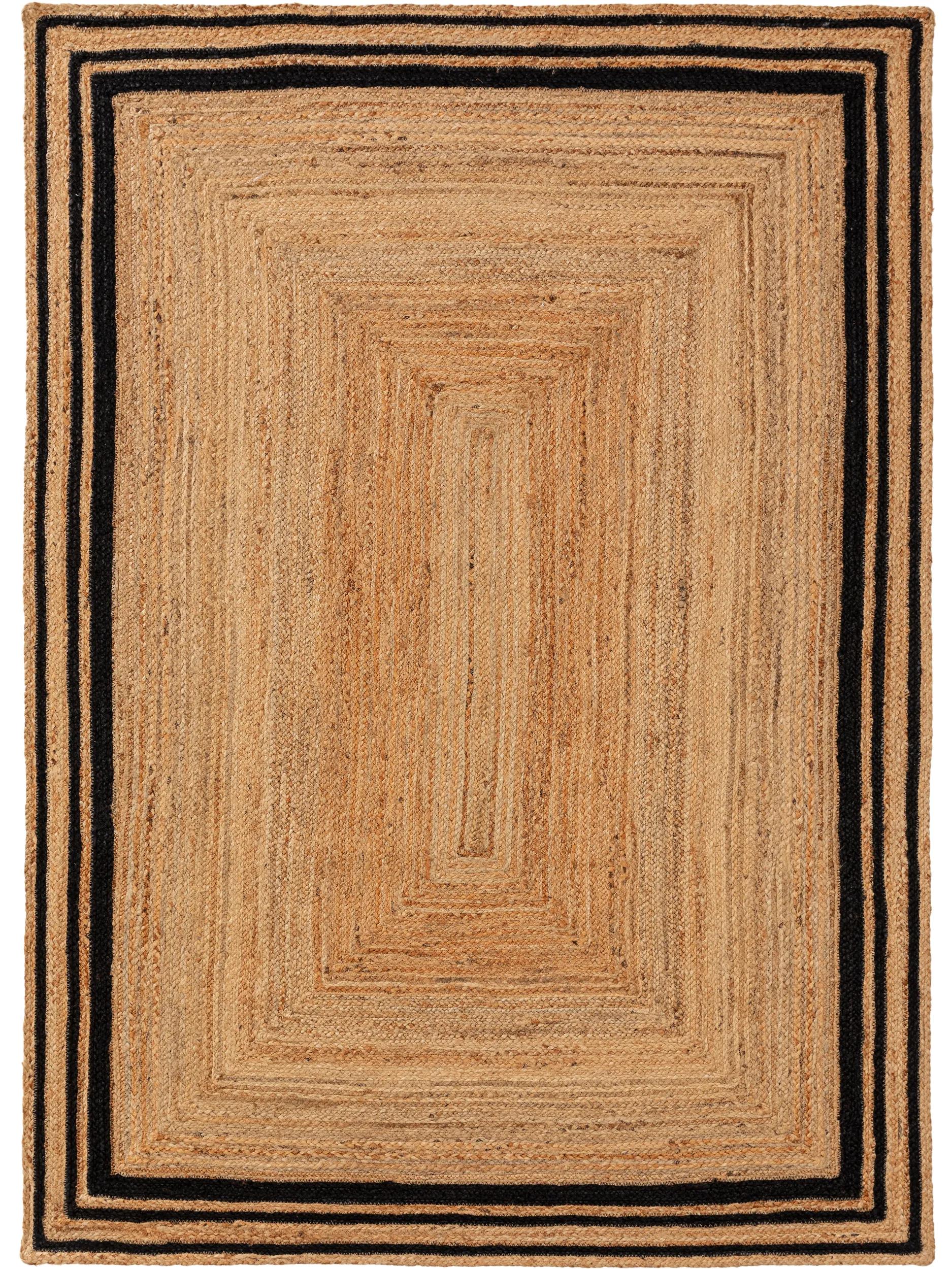 Jute Rug Jutta Black