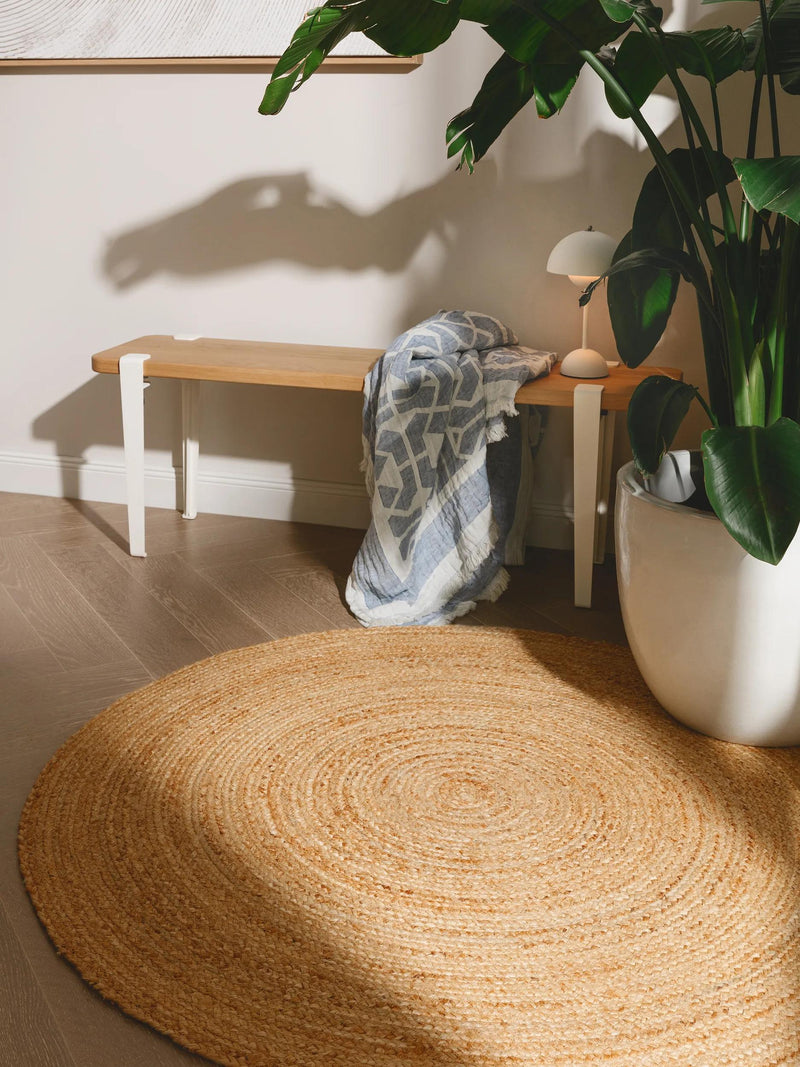 Jute Rug Jutta Light Brown