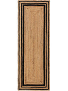 Jute Rug Jutta Black