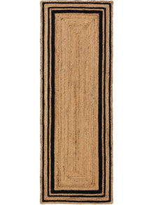 Jute Rug Jutta Black