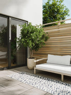 In- & Outdoor Rug Kaleo Blue/White
