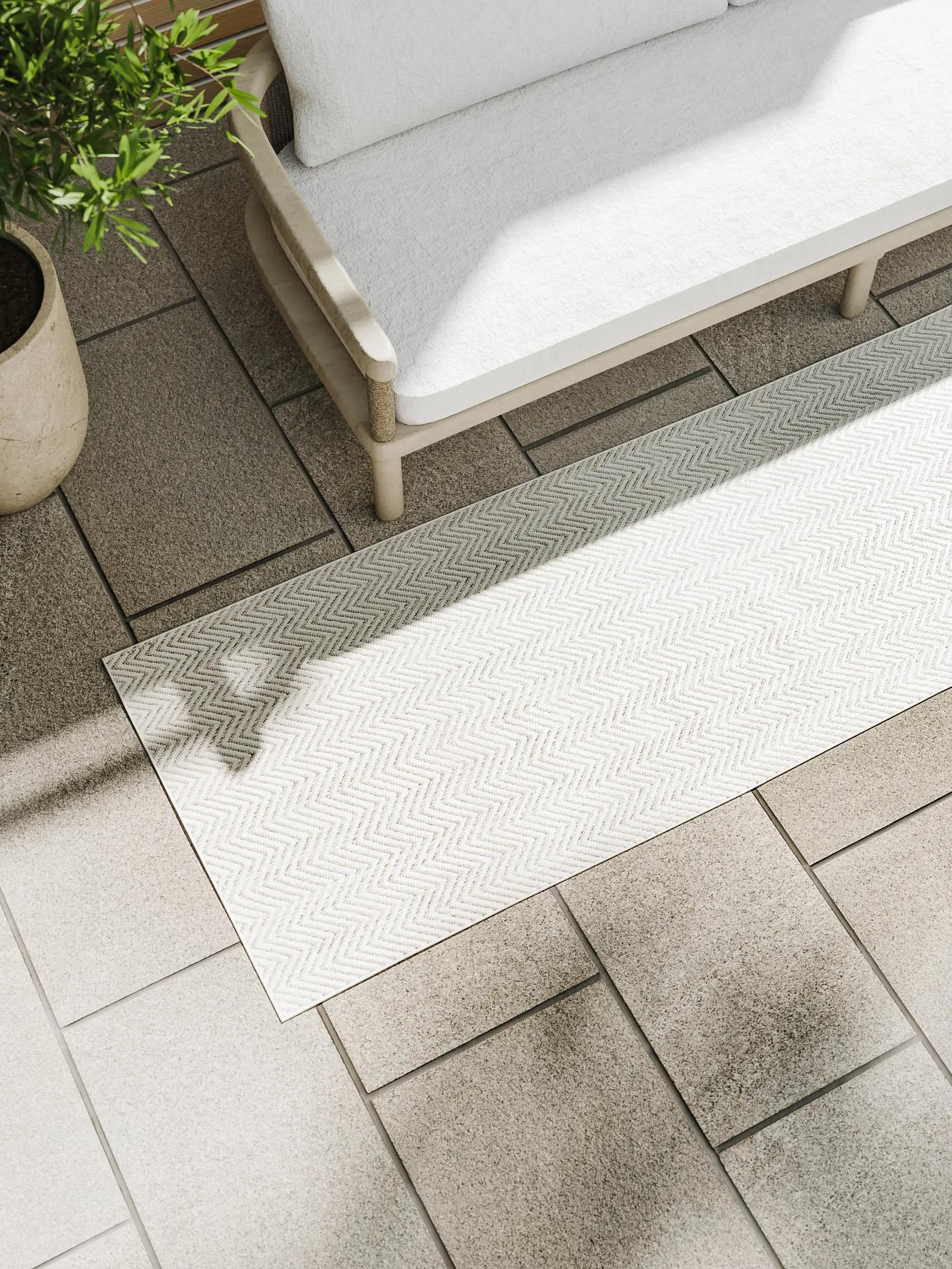 In- & Outdoor Rug Kaleo Cream/Grey