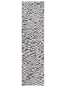 In- & Outdoor Rug Kaleo Blue/White