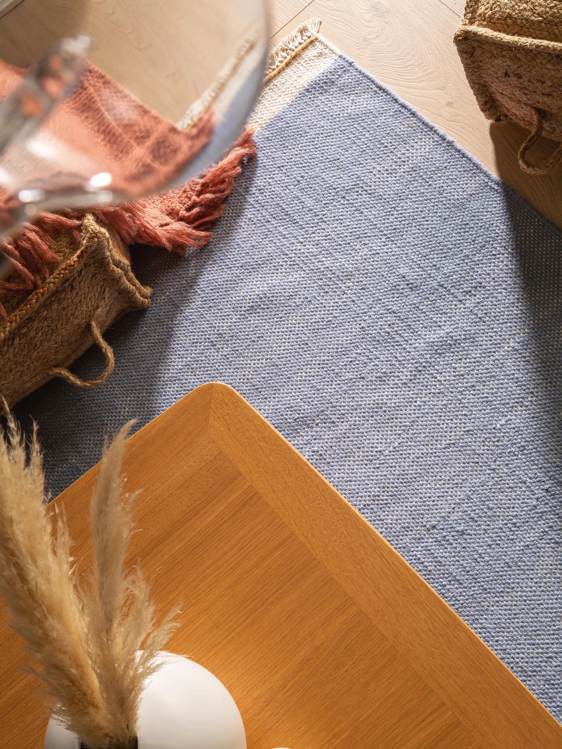 Wool Rug Karla Blue