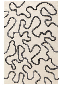 Rug Keith Black/White