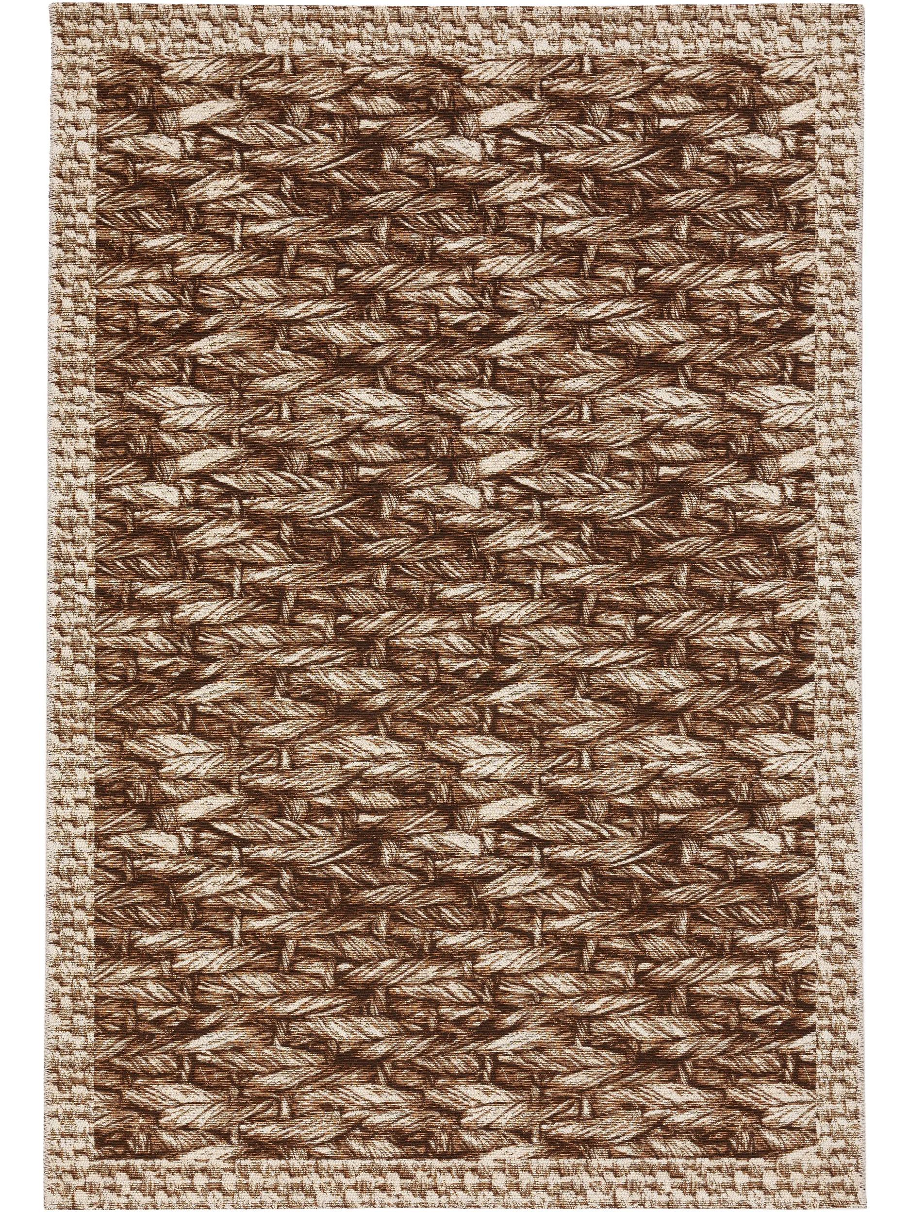 Alfombra para interior y exterior Kenya crema/beige