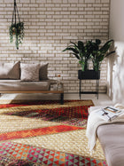 In- & Outdoor Rug Kenya Beige/Red