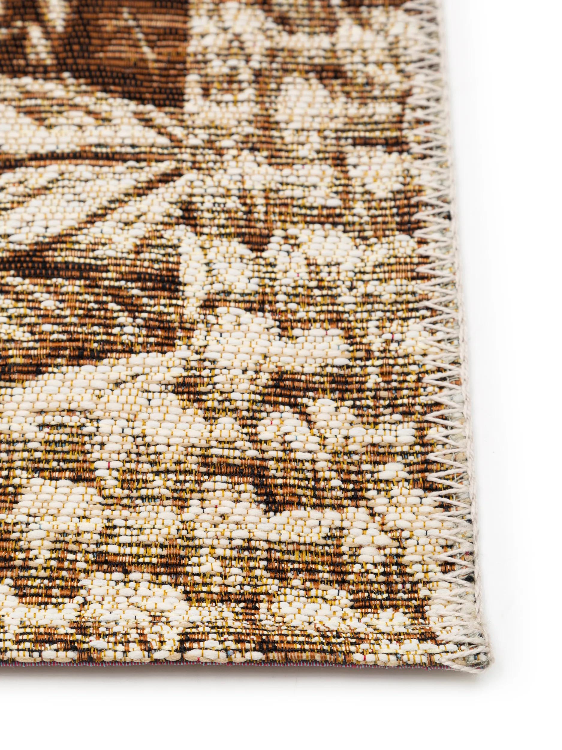 Alfombra para interior y exterior Kenya crema/beige