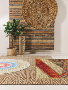 In- & Outdoor Rug Kenya Beige/Red