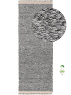 Rug made from recycled material Kiah Grey
