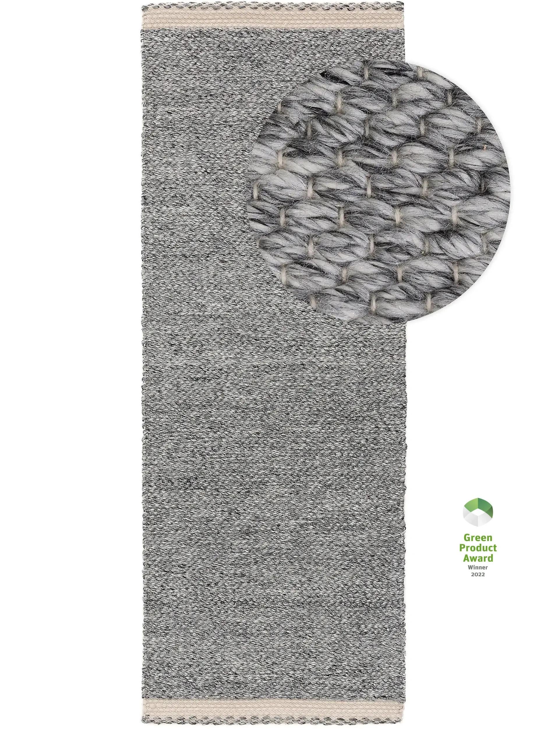 Rug made from recycled material Kiah Grey