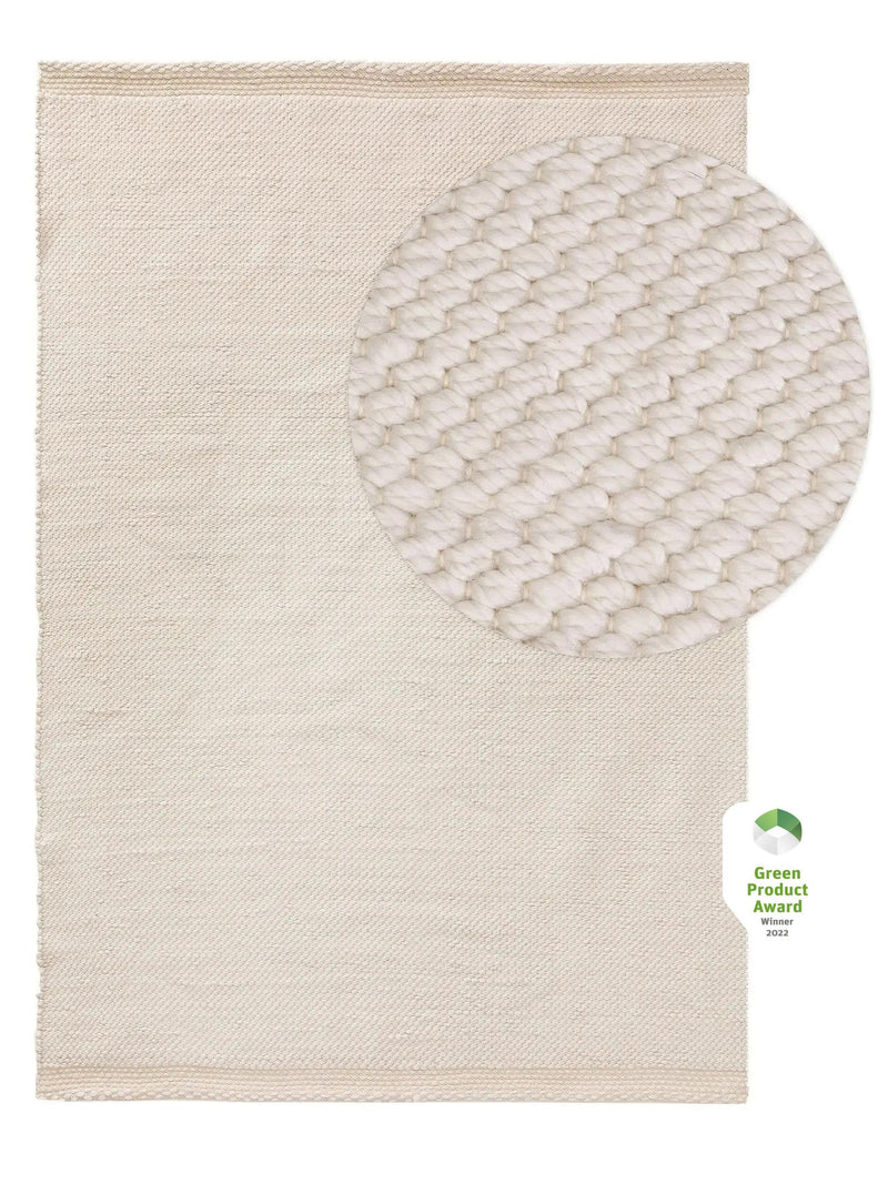 Rug made from recycled material Kiah Cream