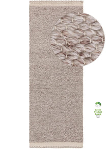 Rug made from recycled material Kiah Cream/Taupe